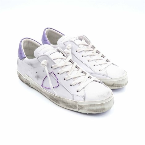 Sneakers Donna BLANC VIOLET PHILIPPE MODEL Pelle