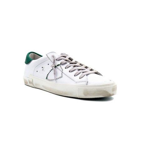 Sneakers Uomo BLANC VERT PHILIPPE MODEL Pelle