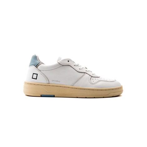 Sneakers Donna WHITE-SKY D.A.T.E.  Pelle