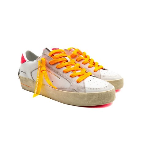 Sneakers Donna Bianco CRIME LONDON Pelle