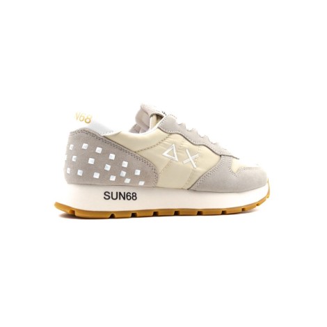 Sneakers Donna Bianco panna SUN68 Pelle