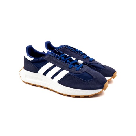 Sneakers Uomo BLU/WHITE ADIDAS Pelle