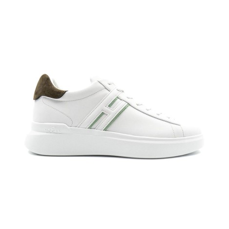 Sneakers Uomo BIANCO-VERDE HOGAN     Pelle