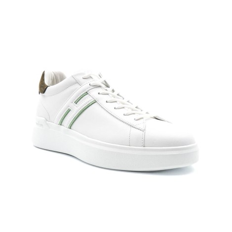 Sneakers Uomo BIANCO-VERDE HOGAN     Pelle