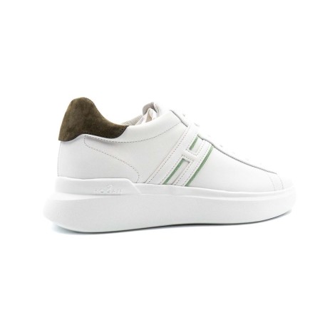 Sneakers Uomo BIANCO-VERDE HOGAN     Pelle