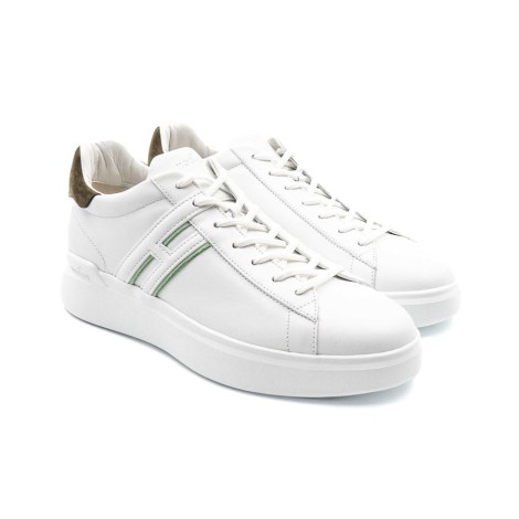 Sneakers Uomo BIANCO-VERDE HOGAN     Pelle