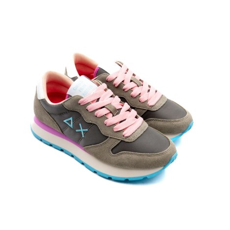 Sneakers Donna Grigio medio SUN68 Pelle