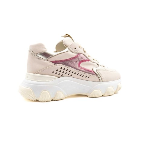 Sneakers Donna Rosa+platino HOGAN     Pelle