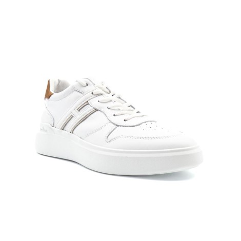 Sneakers Uomo BIANCO-CUOIO HOGAN     Pelle