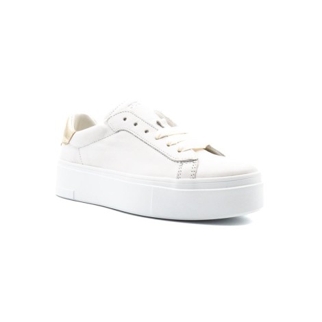 Sneakers Donna Bianco platino FRAU Pelle