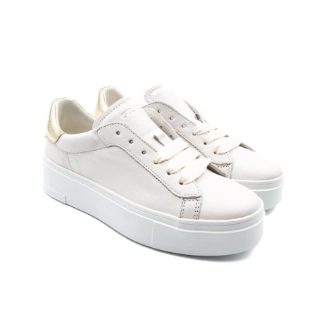 Sneakers Donna Bianco platino FRAU Pelle