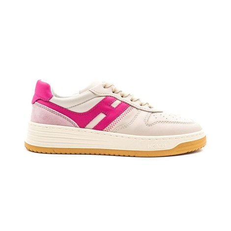 Sneakers Donna YOGURT+FUXIA HOGAN     Pelle