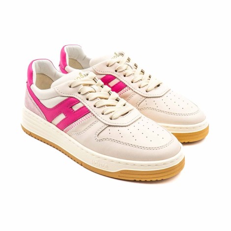 Sneakers Donna YOGURT+FUXIA HOGAN     Pelle