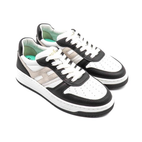 Sneakers Donna Bianco+nero HOGAN     Pelle