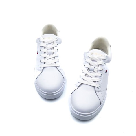 Sneakers Donna WHITE/RWB TOMMY HILFIGER Pelle