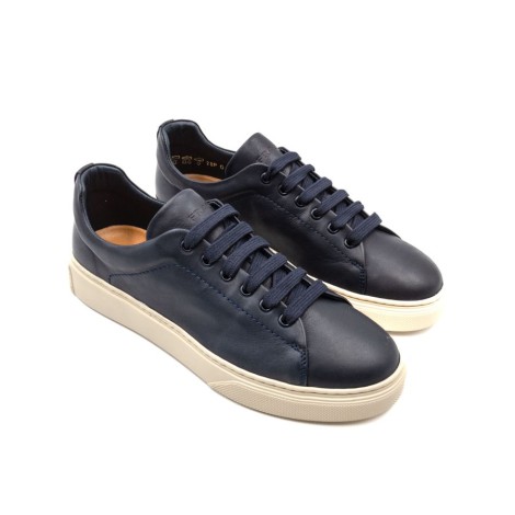 Sneakers Uomo Blu FRAU Pelle