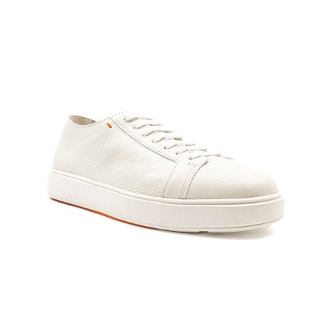 Sneakers Uomo White SANTONI Pelle