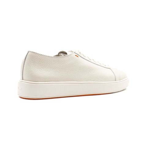 Sneakers Uomo White SANTONI Pelle