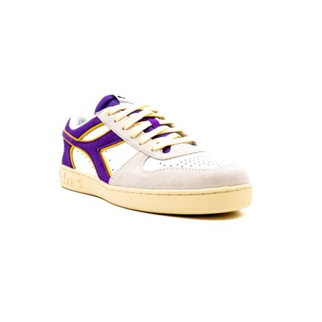 Sneakers Uomo BIANCO OTTICO/VIOLA DIADORA Pelle