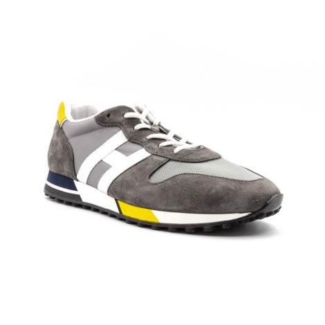 Sneakers Uomo GRIGIO+GIALLO HOGAN     Pelle