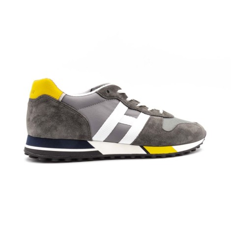 Sneakers Uomo GRIGIO+GIALLO HOGAN     Pelle