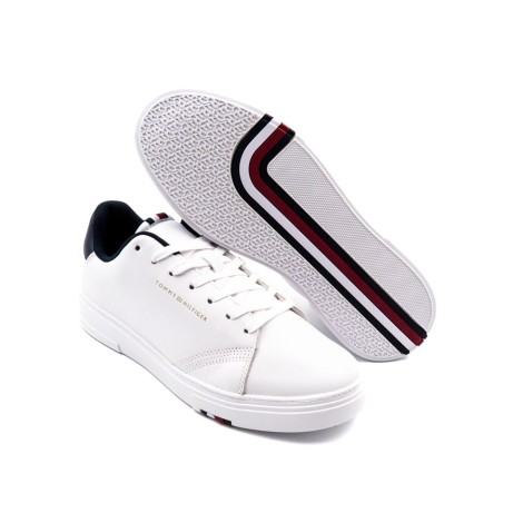 Sneakers Uomo White TOMMY HILFIGER Pelle