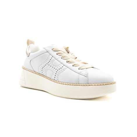 Sneakers Donna Bianco+platino HOGAN     Pelle