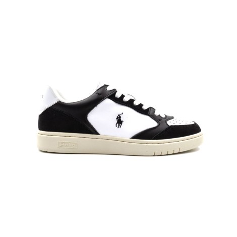 Sneakers Uomo Black white RALPH LAUREN Pelle