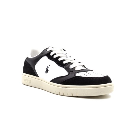 Sneakers Uomo Black white RALPH LAUREN Pelle