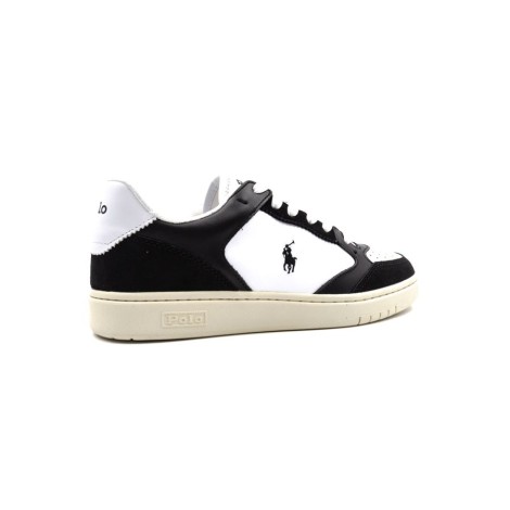 Sneakers Uomo Black white RALPH LAUREN Pelle