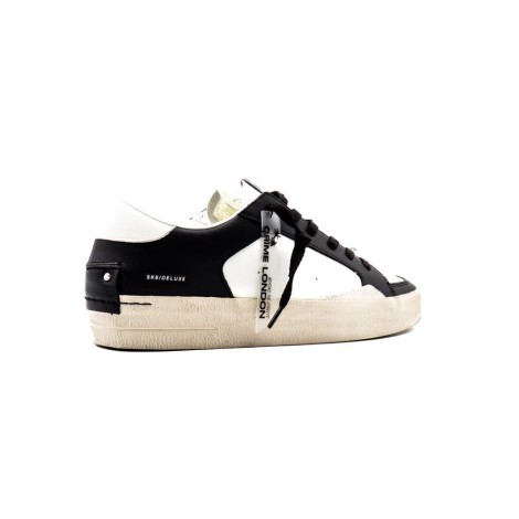 Sneakers Uomo WHITE+BLACK CRIME LONDON Pelle