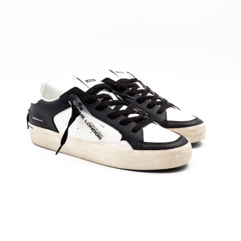 Sneakers Uomo WHITE+BLACK CRIME LONDON Pelle