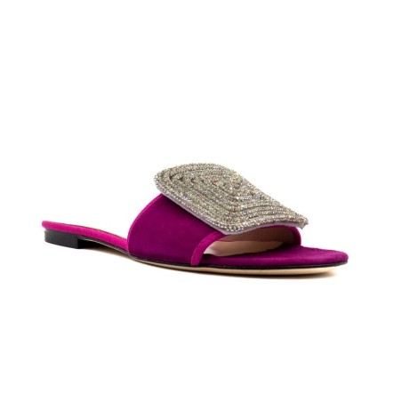 Scarpa Donna Magenta TRE EMME Pelle