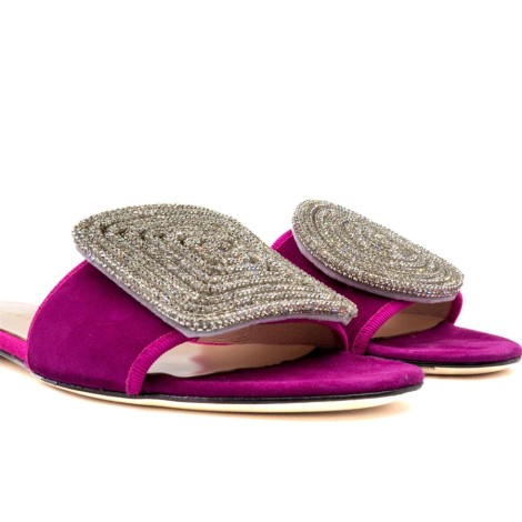 Scarpa Donna Magenta TRE EMME Pelle