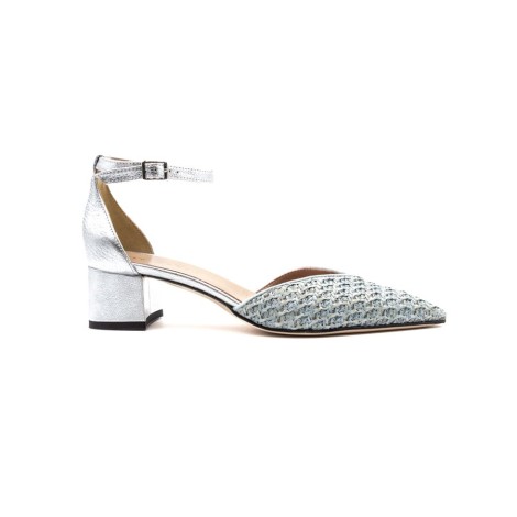 Scarpa Donna Cielo argento TRE EMME Pelle