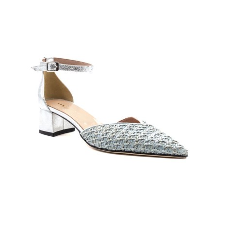 Scarpa Donna Cielo argento TRE EMME Pelle