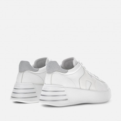 Sneakers Rebel in pelle Bianco