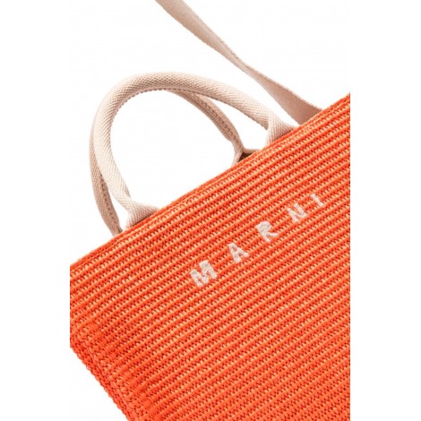 MARNI Borsa Tote in rafia