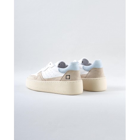 DATE Sneakers Step Calf White Sky D.A.T.E