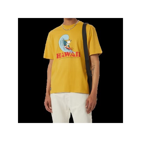 T-Shirt Snoopy Hawaii giallo scuro