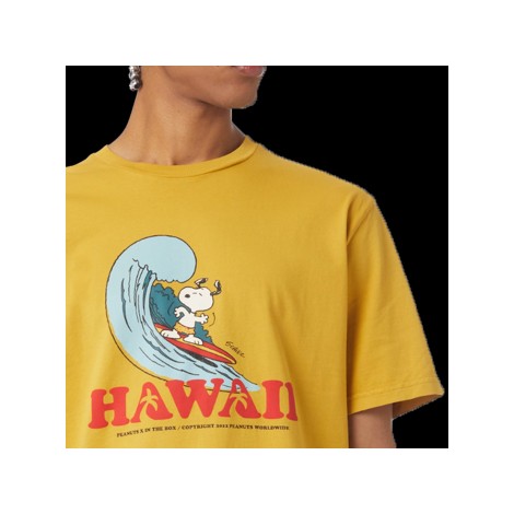 T-Shirt Snoopy Hawaii giallo scuro