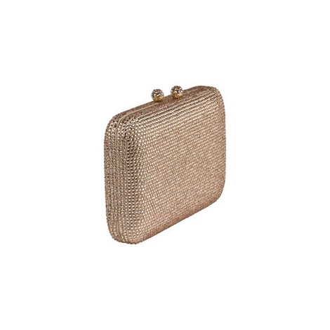 Clutch con cristalli con catenella a scomparsa