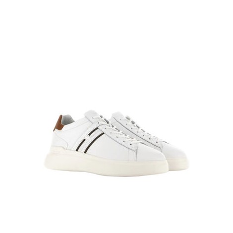 Sneakers H580 Bianco Marrone