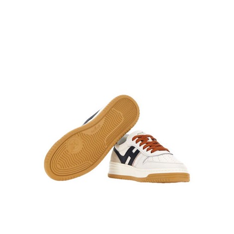 Sneakers H630 Bianco Blu Arancio