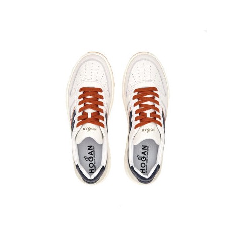 Sneakers H630 Bianco Blu Arancio