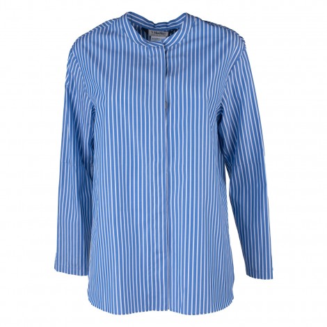 Camicia in cotone azzurra