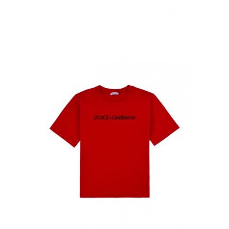 T-SHIRT IN COTONE CONenbsp; LOGO RICAMATO