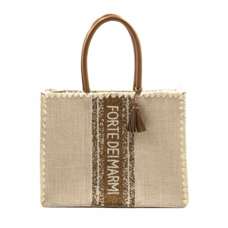 Borsa Donna GOLD WHITE DE SIENA Pelle