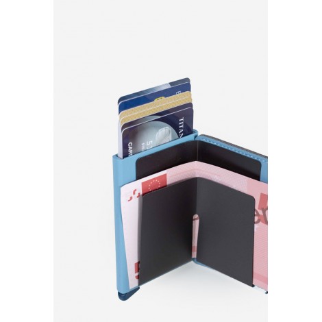 SECRID Porta carte Miniwallet Yard Sky Blue