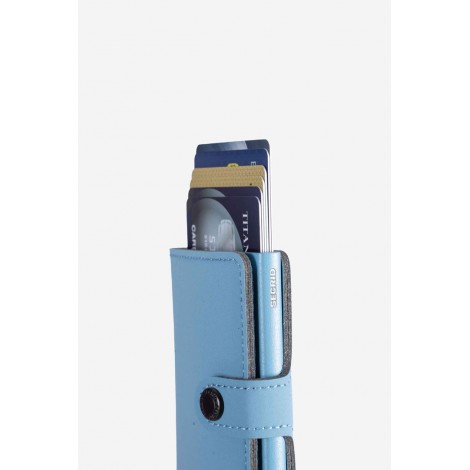 SECRID Porta carte Miniwallet Yard Sky Blue